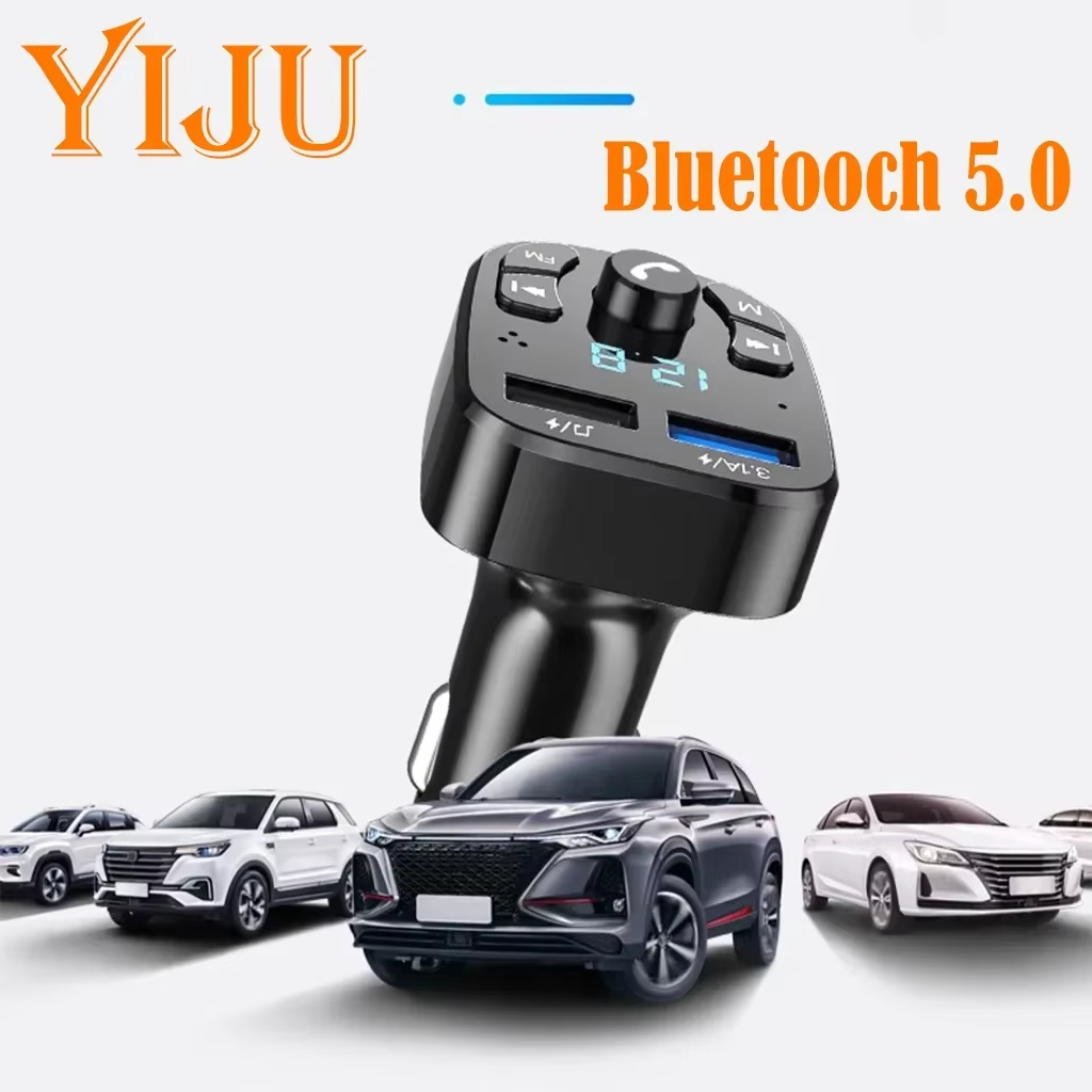 Wireless Car Charger - Araç Bluetooth 5.0 Fm Verici, Kablosuz