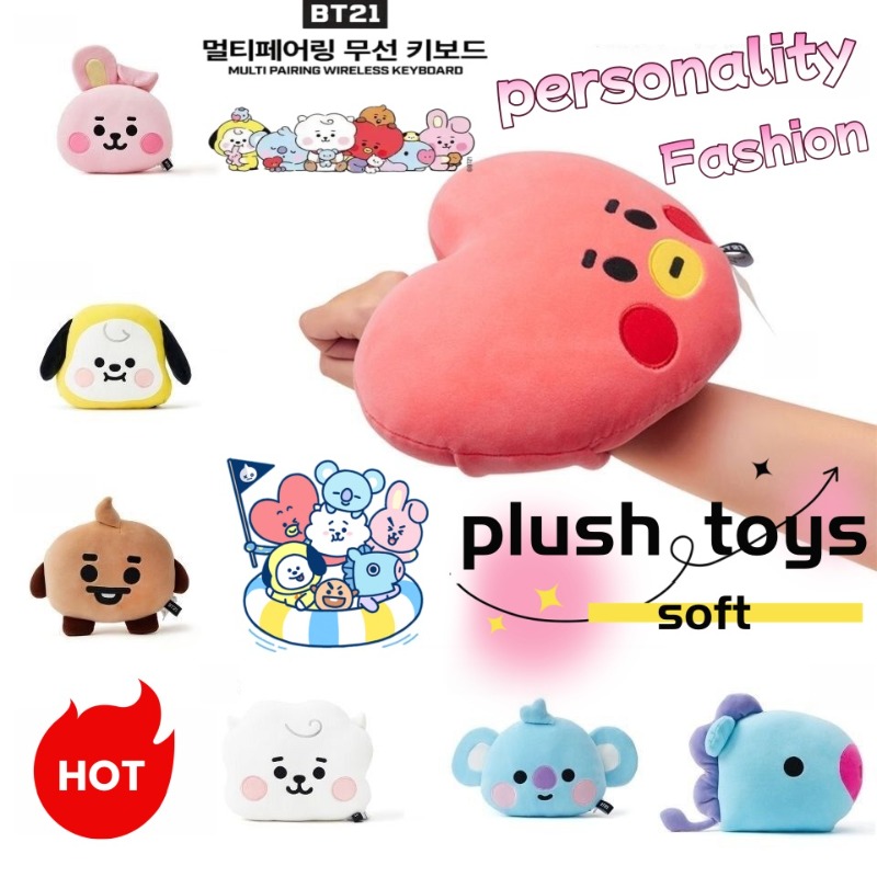 Car Accessories Workshop - BT21 Yüz Şeklinde Yastık Sevimli Moda