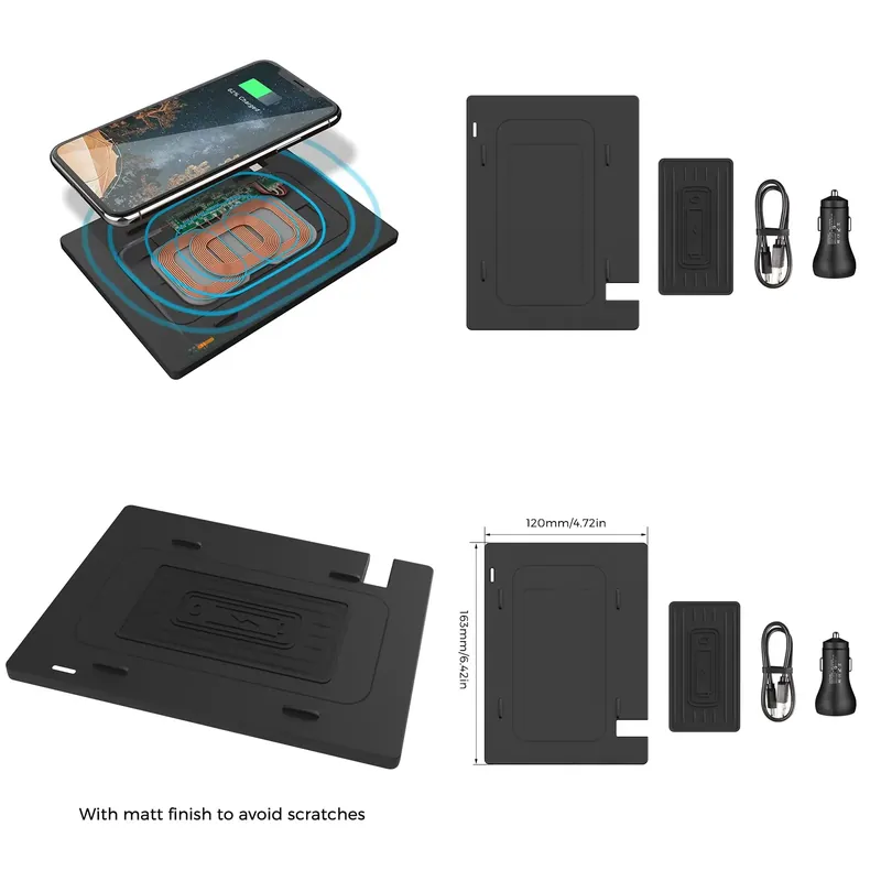 Wireless Car Charger - 10W kablosuz araç şarj cihazı Camry