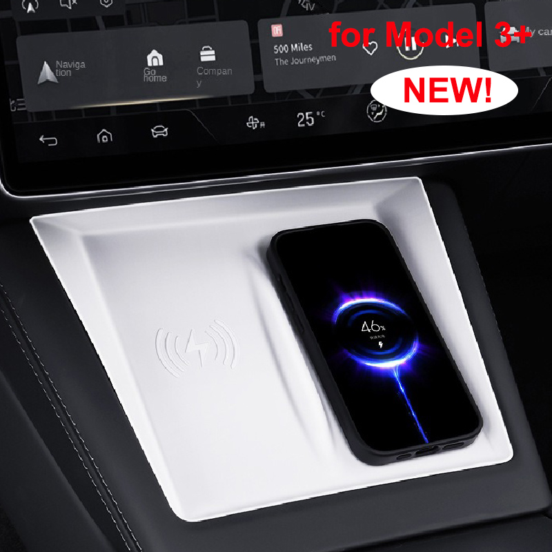 Wireless Car Charger - Tesla Model 3+ Highland 2024-26 Silikon