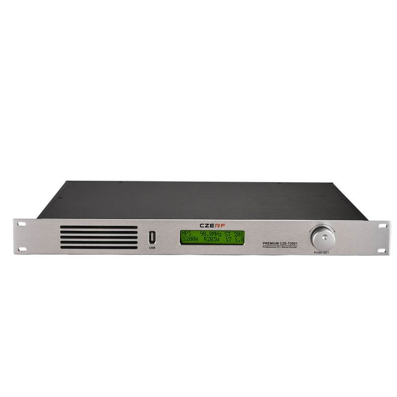 Fm Transmitter - CZE-T2001 Mini Amplifikatör Profesyonel Yayın USB