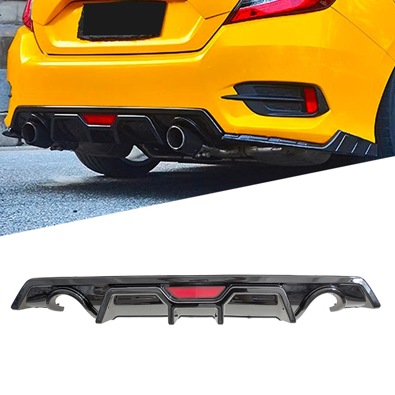 Car Accessories Lipa - Yüksek Kaliteli Kırmızı Çizgili Arka Tampon