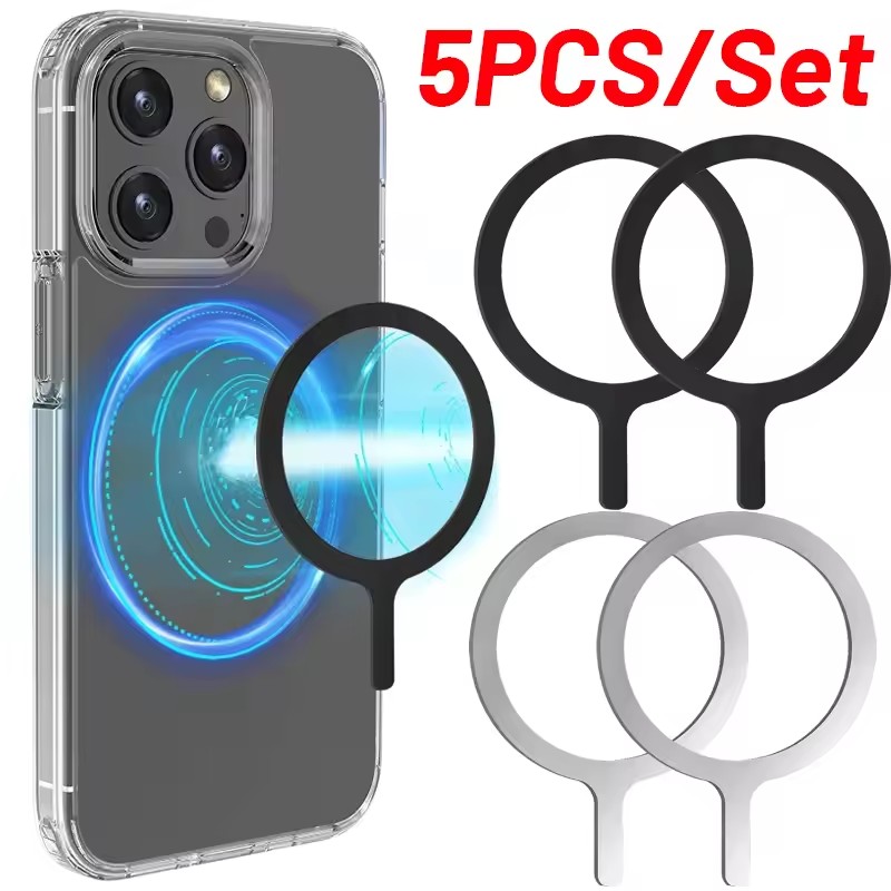 Car Phone Holder Magnetic - 5-1 adet Magsafe Kablosuz Şarj İçin