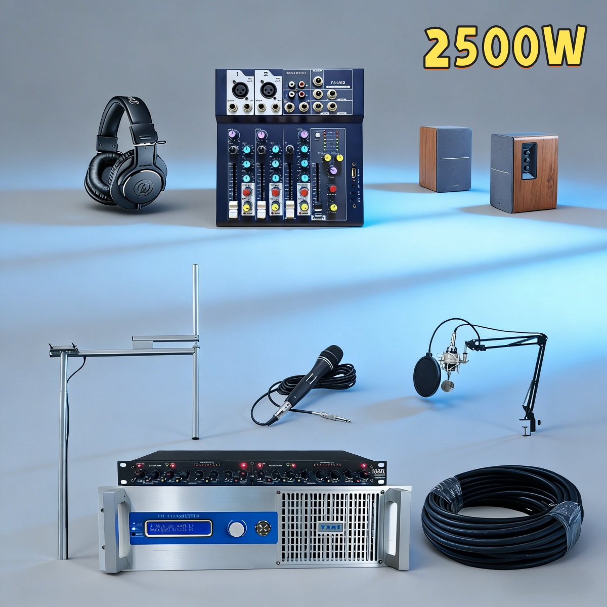 Yüksek SNR YXHT-1, 2.5KW(2500W - Fm Transmitter incelemesi ve fiyatı