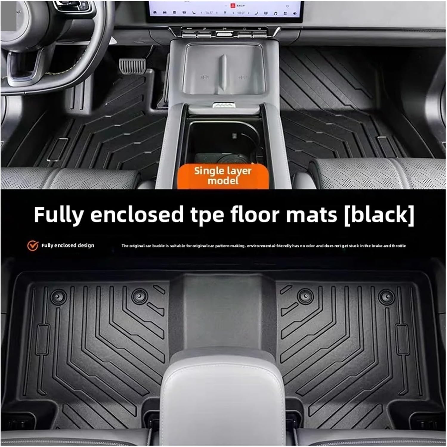Zeekr 7X 2024-2026 için TPE Pa - Car Floor Mat Rubber incelemesi ve fiyatı