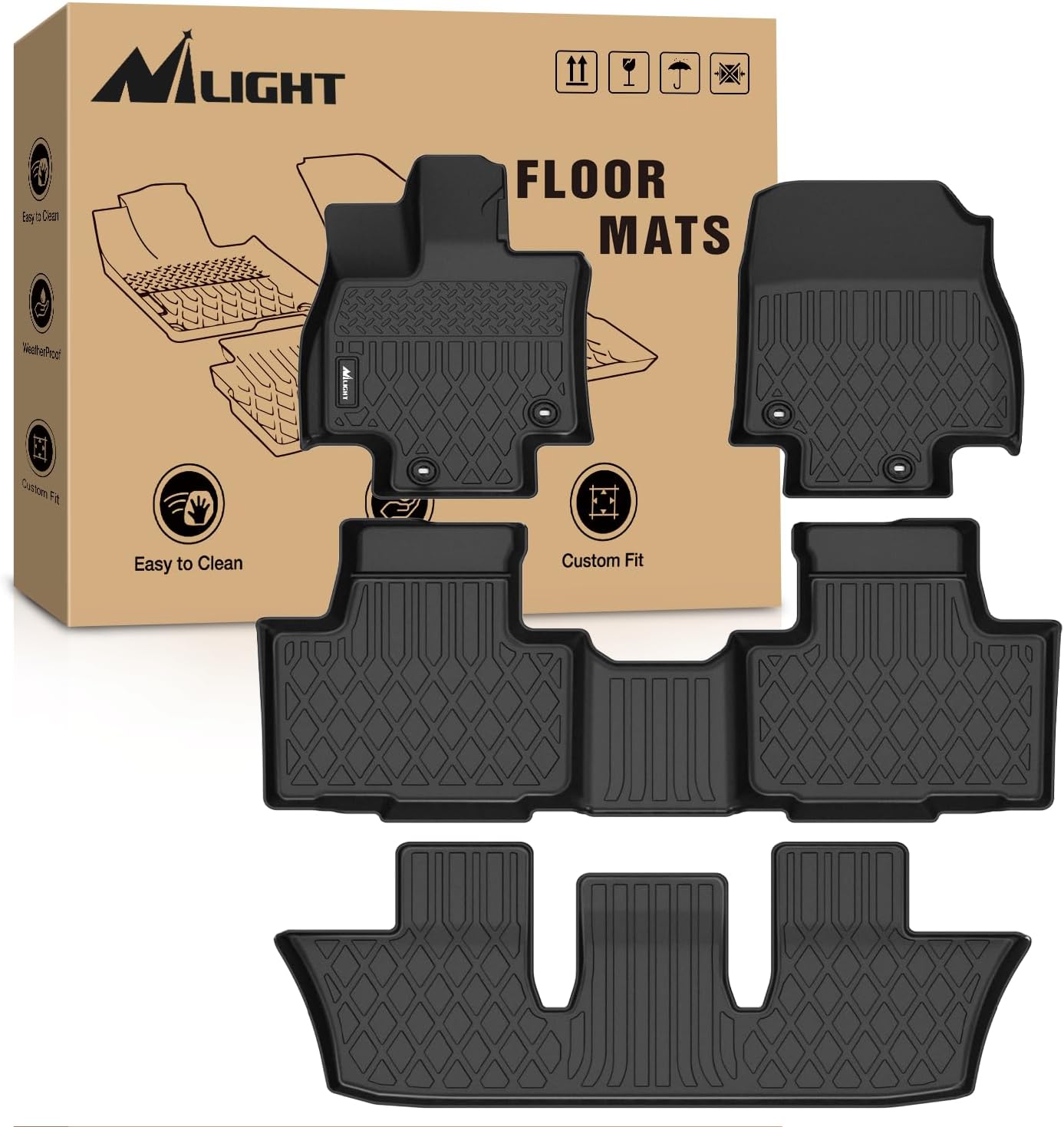 Nilight Özel Uyumlu TPE Paspas - Car Floor Mat Rubber incelemesi ve fiyatı