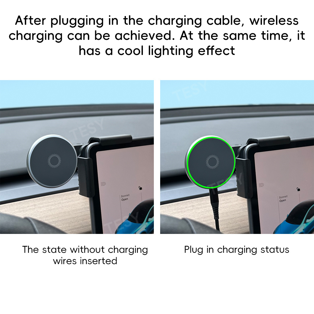 Tesla Model Y Launch 2026 2025 - Wireless Car Charger incelemesi ve fiyatı